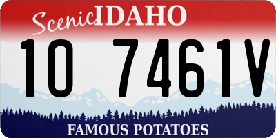 ID license plate 1O7461V