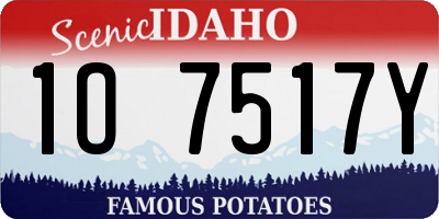 ID license plate 1O7517Y