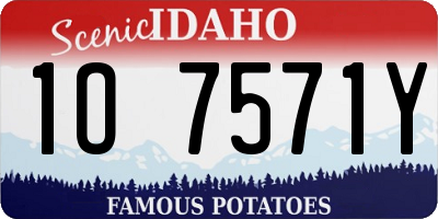 ID license plate 1O7571Y