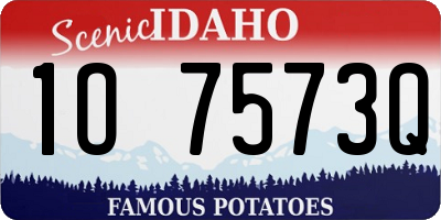 ID license plate 1O7573Q