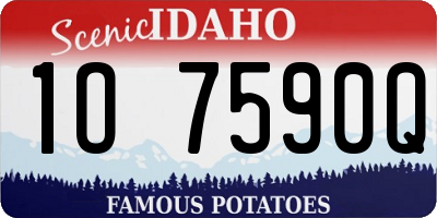 ID license plate 1O7590Q