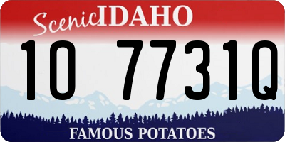 ID license plate 1O7731Q