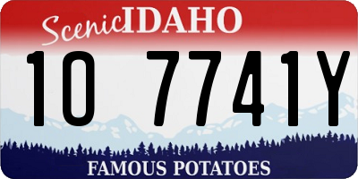 ID license plate 1O7741Y