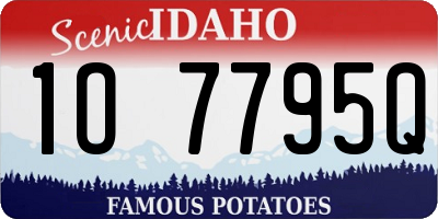 ID license plate 1O7795Q