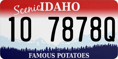 ID license plate 1O7878Q