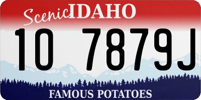 ID license plate 1O7879J