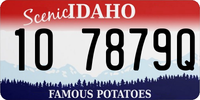 ID license plate 1O7879Q
