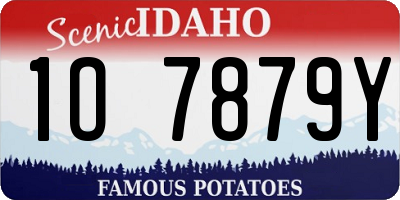 ID license plate 1O7879Y