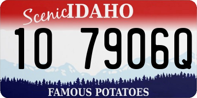 ID license plate 1O7906Q