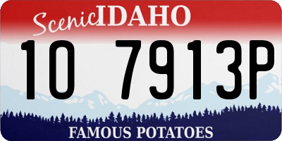 ID license plate 1O7913P