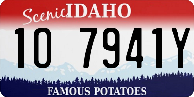ID license plate 1O7941Y