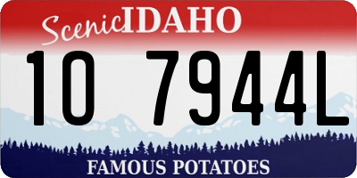 ID license plate 1O7944L