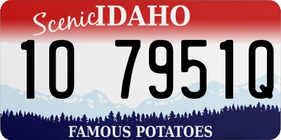 ID license plate 1O7951Q