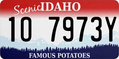 ID license plate 1O7973Y
