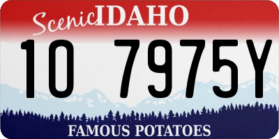 ID license plate 1O7975Y
