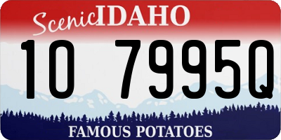 ID license plate 1O7995Q