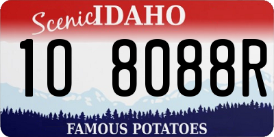 ID license plate 1O8088R