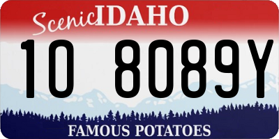 ID license plate 1O8089Y