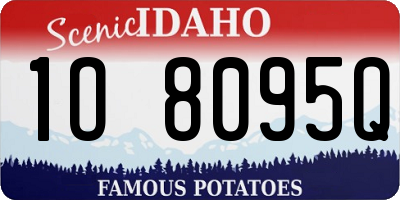 ID license plate 1O8095Q