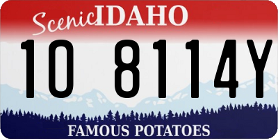 ID license plate 1O8114Y