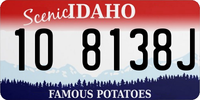ID license plate 1O8138J