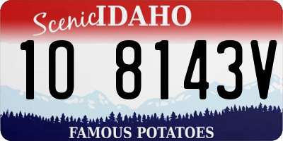 ID license plate 1O8143V
