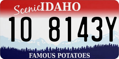 ID license plate 1O8143Y