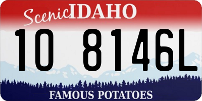 ID license plate 1O8146L
