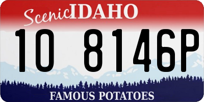 ID license plate 1O8146P