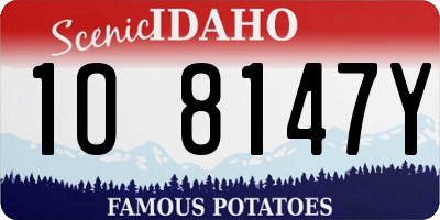 ID license plate 1O8147Y