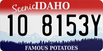 ID license plate 1O8153Y