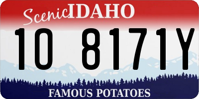 ID license plate 1O8171Y