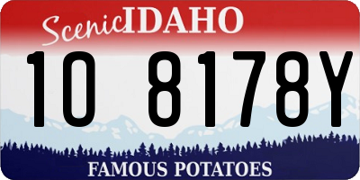 ID license plate 1O8178Y