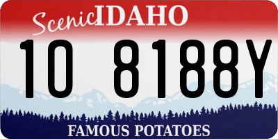 ID license plate 1O8188Y