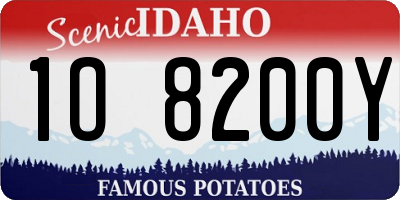 ID license plate 1O8200Y