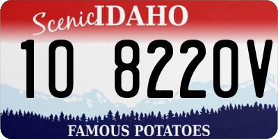 ID license plate 1O8220V