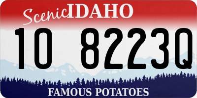 ID license plate 1O8223Q