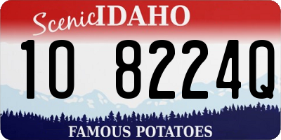 ID license plate 1O8224Q