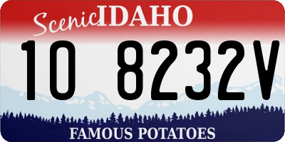 ID license plate 1O8232V