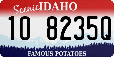 ID license plate 1O8235Q