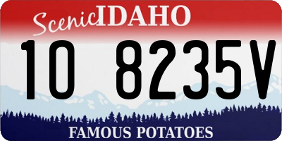 ID license plate 1O8235V