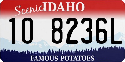 ID license plate 1O8236L