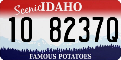ID license plate 1O8237Q