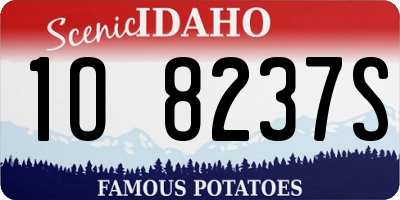 ID license plate 1O8237S