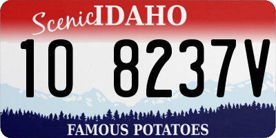 ID license plate 1O8237V