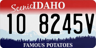 ID license plate 1O8245V