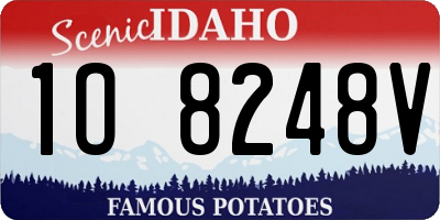 ID license plate 1O8248V