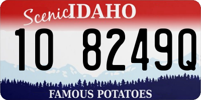 ID license plate 1O8249Q