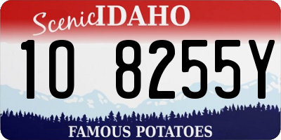 ID license plate 1O8255Y