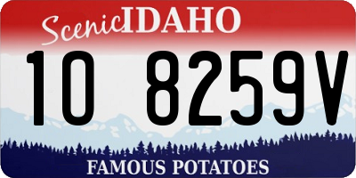 ID license plate 1O8259V